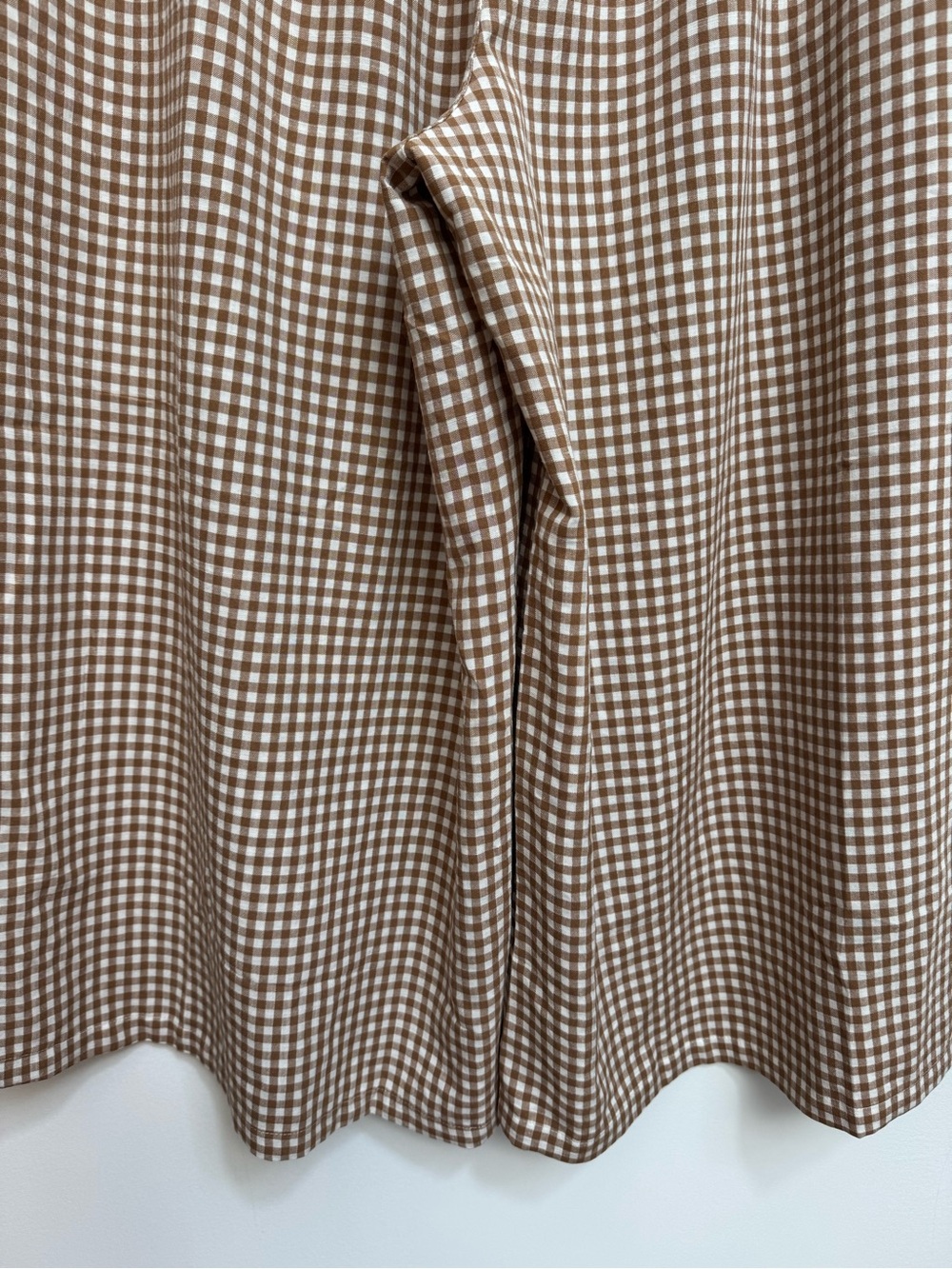 Tarse Gingham Check Wide Leg Crop Pants Women XL NWT Summer Picnic Beach Vacay - Picture 7 of 11